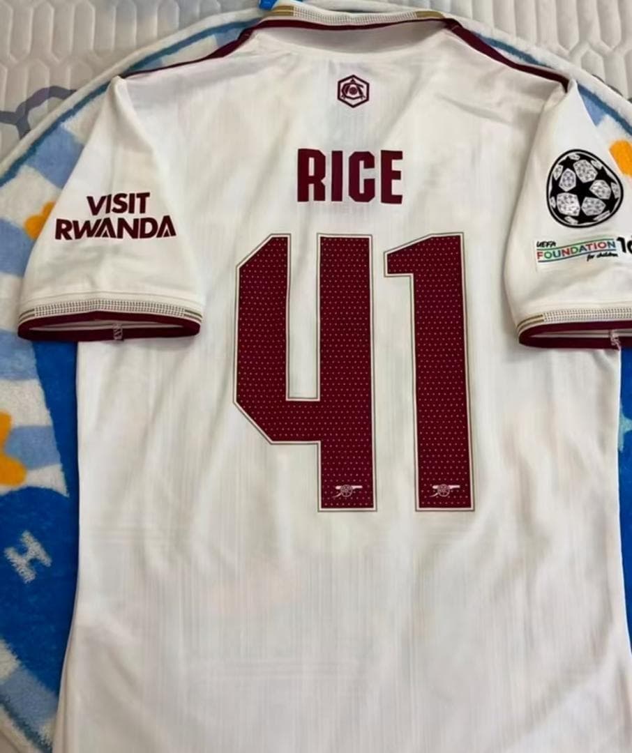 アーセナル RICE 41番 シャツ M