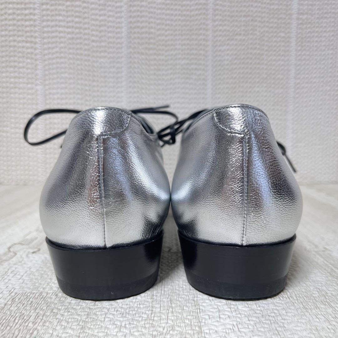 ☆1回使用 超美品☆ CELINE セリーヌ レースアップ シューズ レザー製