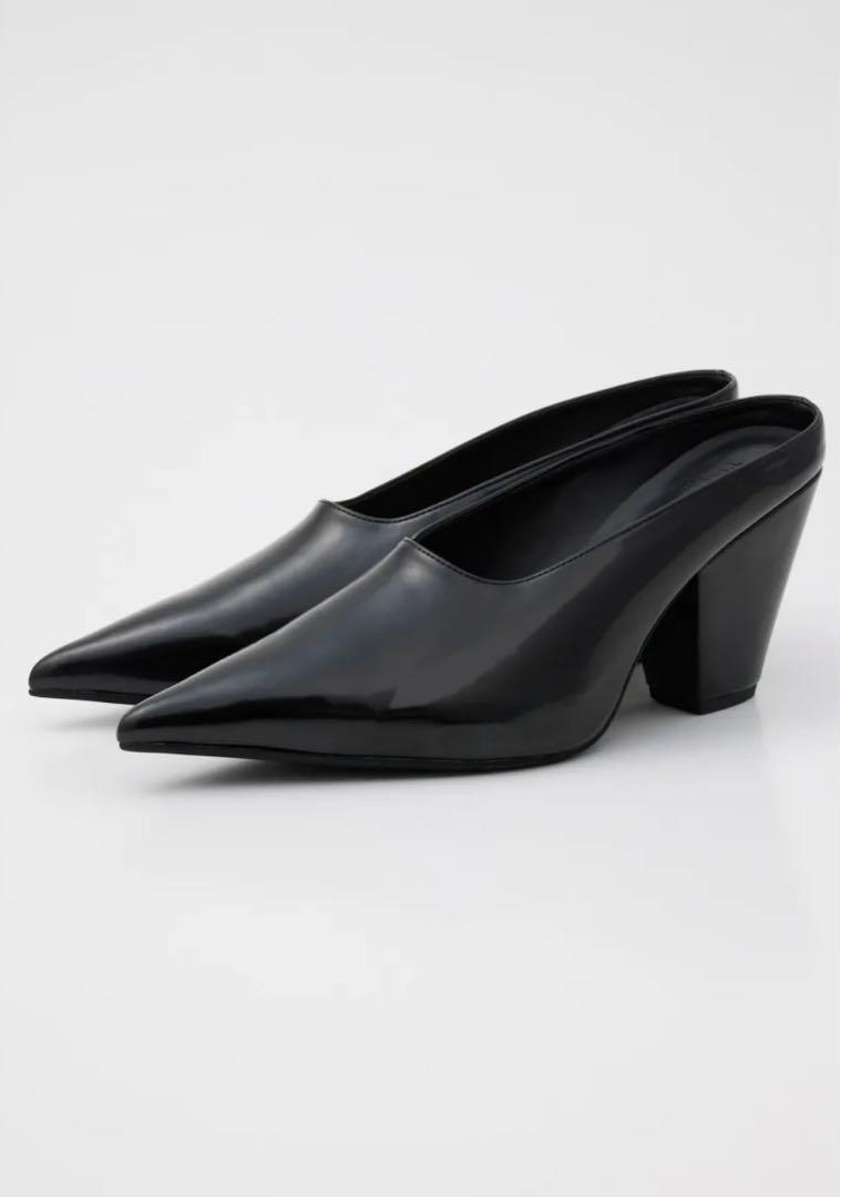THROW BY SLY POINTED SLIP ONポインテッドトゥミュール
