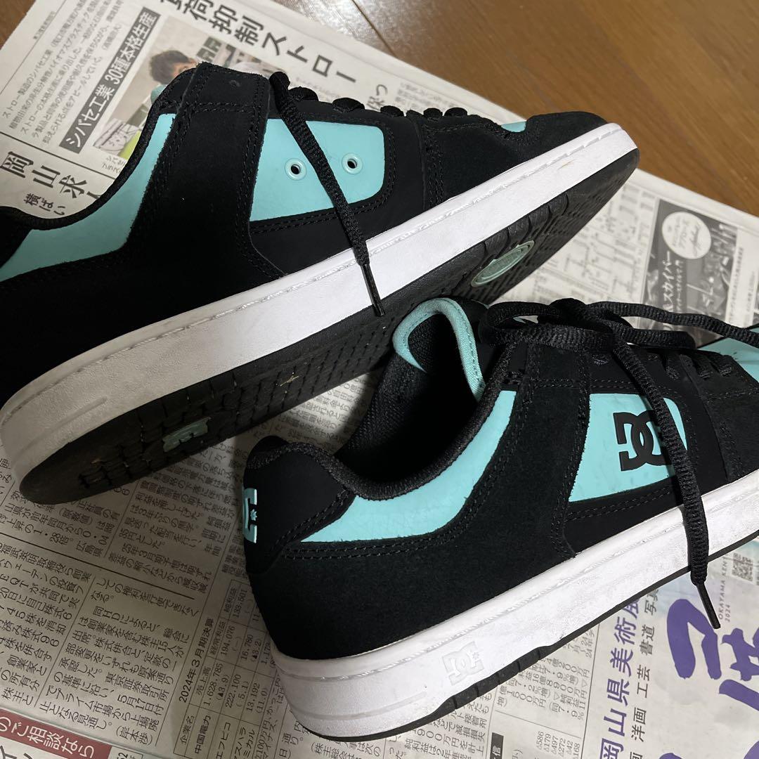 [新品] ディーシーシューズ　DC SHOES スニーカー　サイズ27 ブラック DC スニーカー ブラック/ターコイズ 27cm - メルカリ