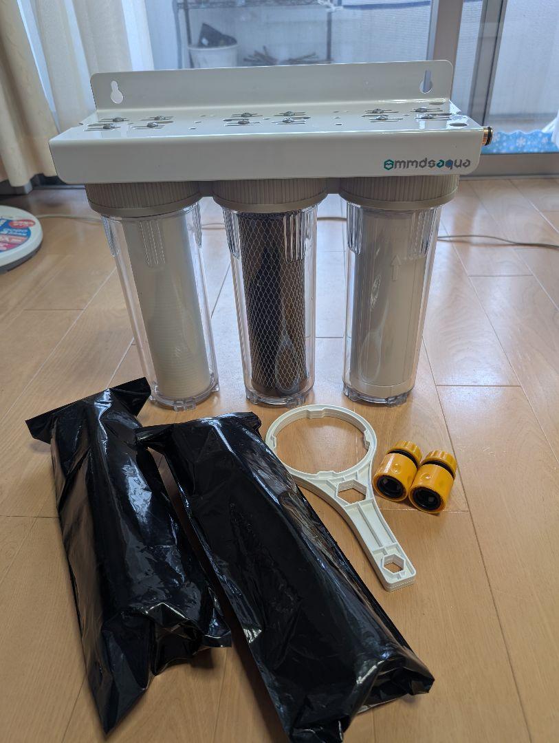 MS【MMDSAQUA】3連軟水化スタンダードタイプアクアリウム用浄水器 MMDSAQUA】3連軟水化スタンダードタイプアクアリウム用浄水
