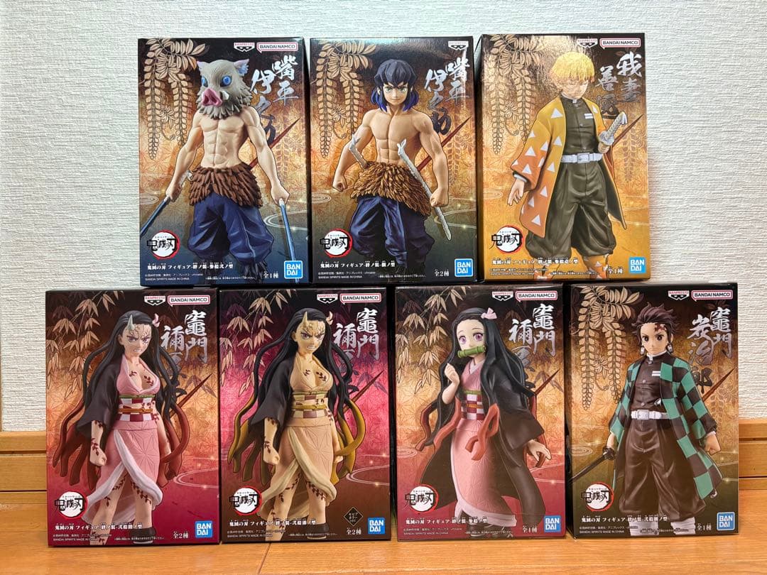 鬼滅の刃絆ノ装フィギュア　7個 鬼滅の刃 絆ノ装フィギュア 7個 - メルカリ