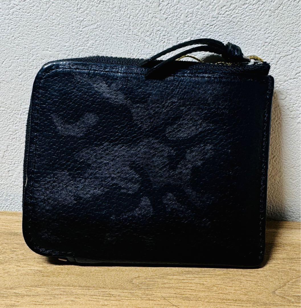 美品】PORTER ワンダー L字ファスナー 迷彩ブラック