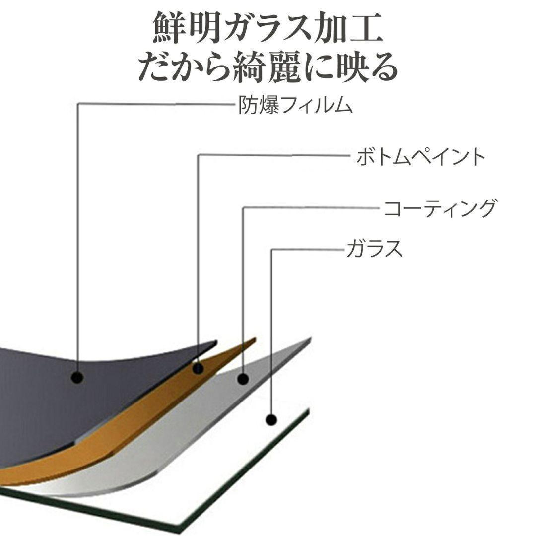 B1418スタンドミラー 姿見鏡 全身鏡 大型 直角140cmx30cmゴールド