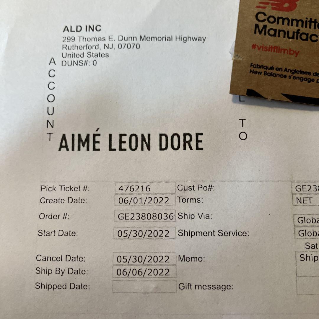 靴 New Balance 991 Aime Leon Dore M991LIO