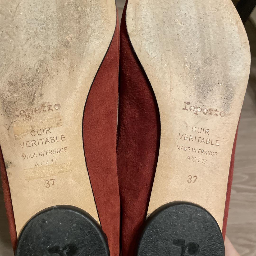 レペット repetto フラットシューズ赤