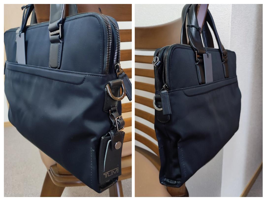 【TUMI ビジネスバッグ】軽量＆大容量！PC収納＆キャリーケース対応◎ 美品✨