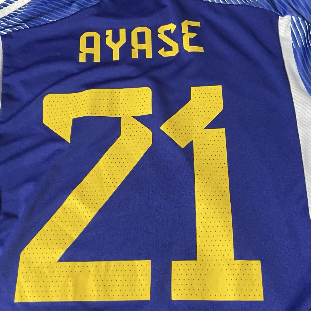 【正規品・希少】2022 日本代表 上田綺世 21W杯 adidas L