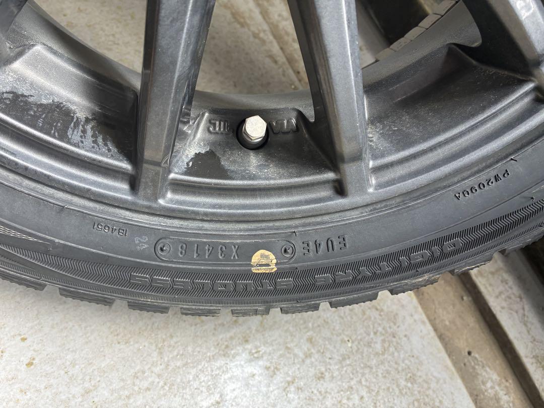 165/55R14 中古ホイールスタッドレスタイヤセット