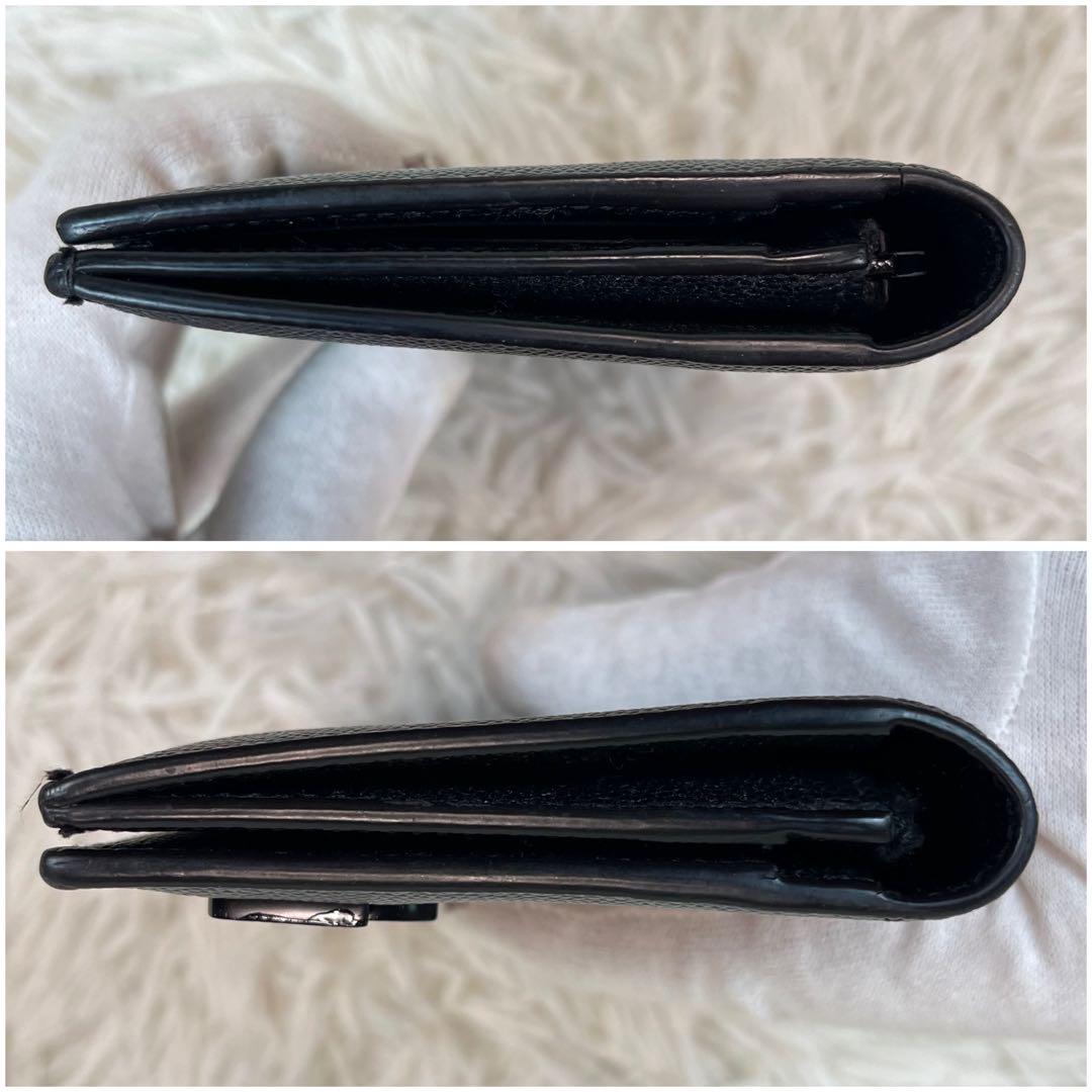 ✨新品未使用✨SAINT LAUREN 長財布　二つ折り　YSL キャビアスキン 未使用級✨SAINT LAURENT サンローラン 長財布 二つ折り財布 レザー