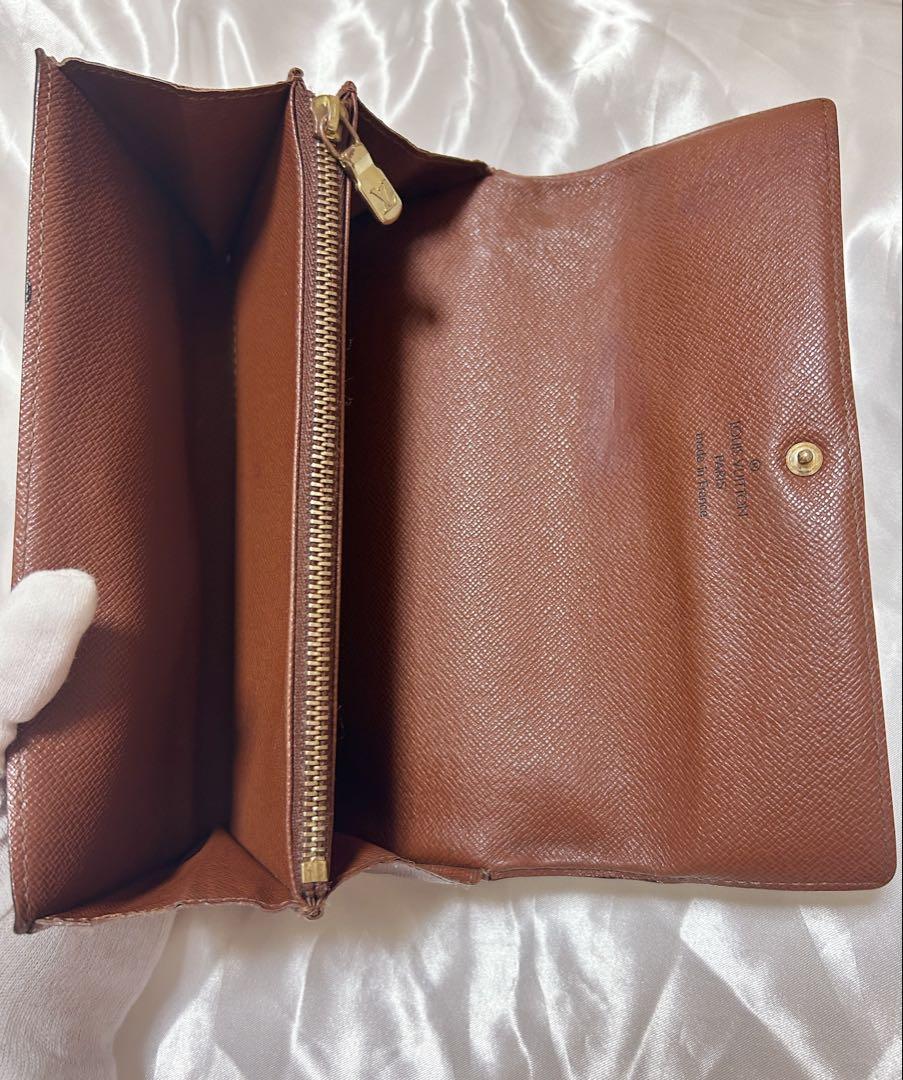 【美品】ルイヴィトン モノグラム ポルトモネクレディ ポシェット 長財布