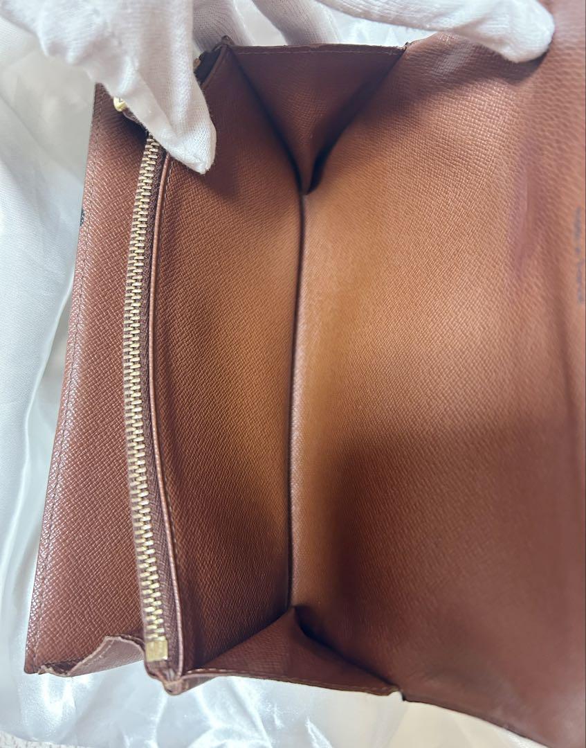 【美品】ルイヴィトン モノグラム ポルトモネクレディ ポシェット 長財布