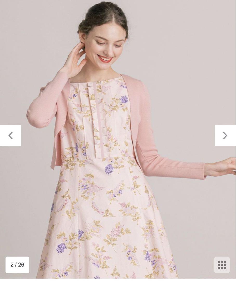 TOCCA ワンピース GARDEN FLOWERS ドレス ピンク系