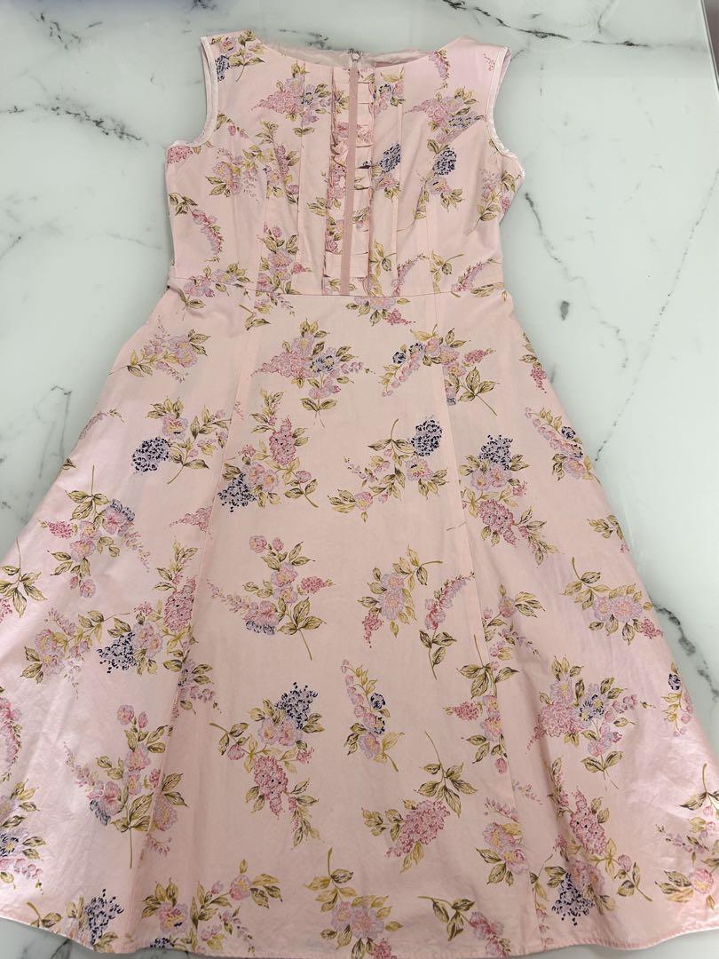 TOCCA ワンピース GARDEN FLOWERS ドレス ピンク系