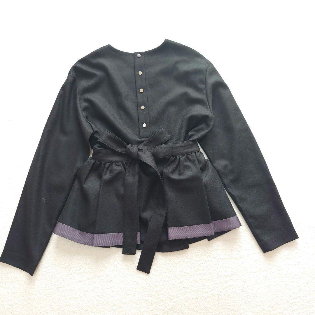 ADORE 2WAYウールフリルプルオーバー トップス