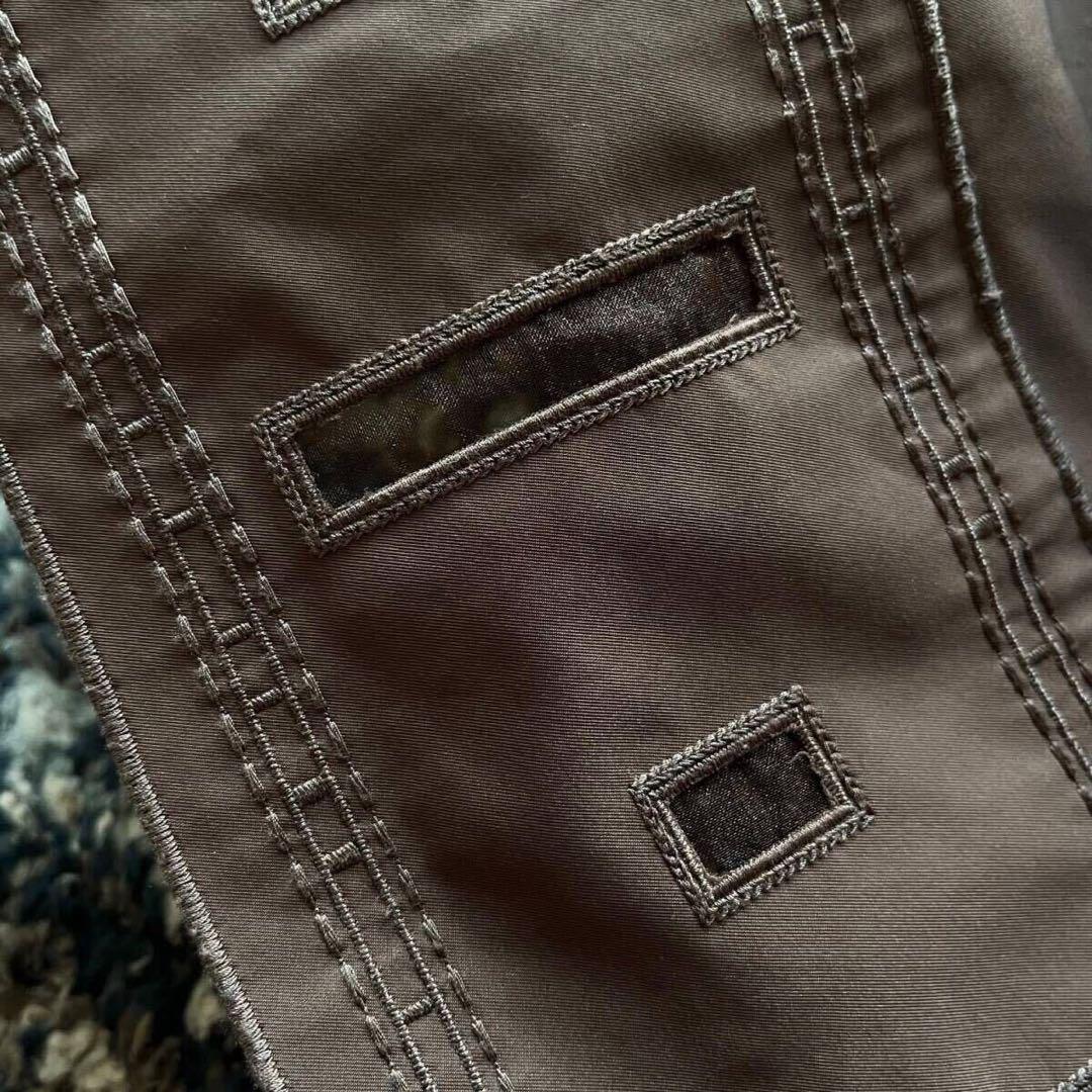 FOXEY NY 42 ブラウングレー 透かしワンピース