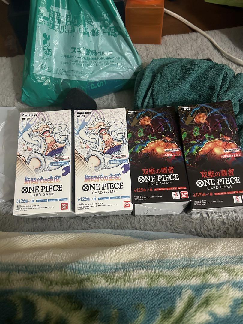 ワンピース　新時代の主役　双璧の覇者　各2ボックス　未開封BOX テープ付き