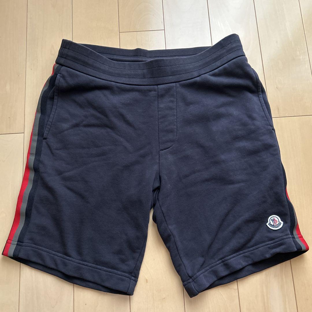 モンクレール メンズ スウェット ショートパンツ ロゴワッペン 短パン