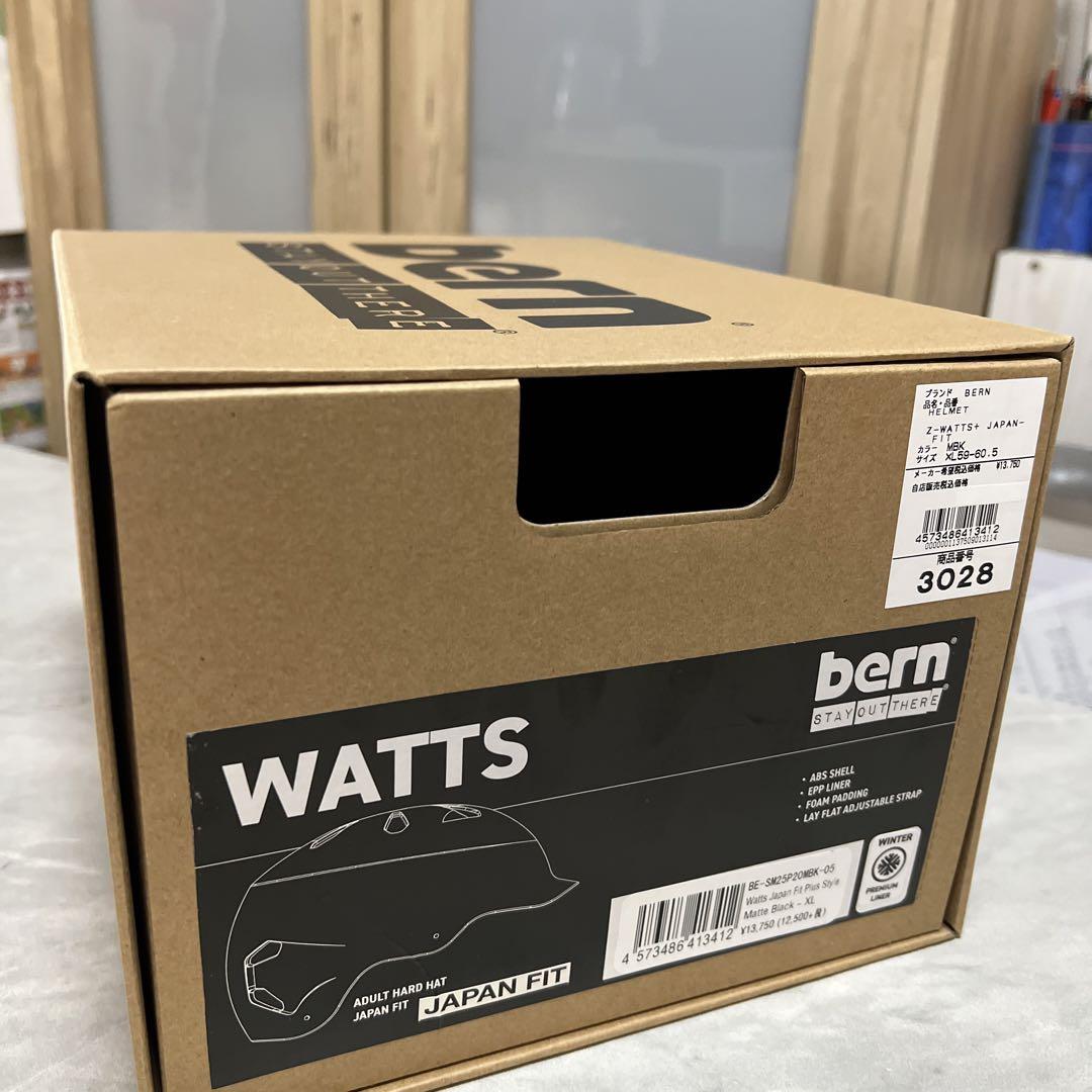 バーンbernスキースノーボードヘルメットZ-WATTS＋JAPAN FIT