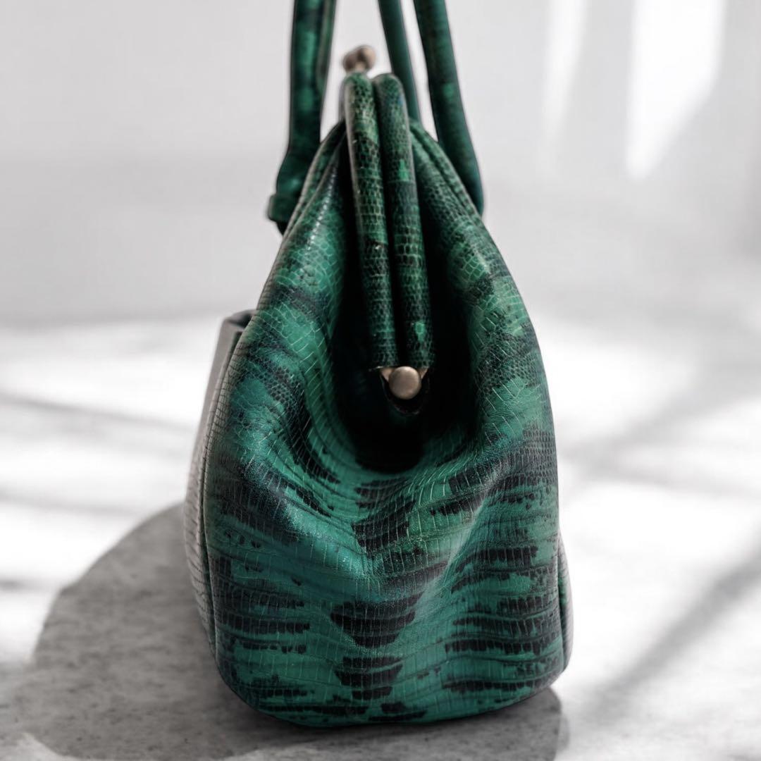 miu miu MIU 00s Archive Leather Python Bag Cut-out handbag