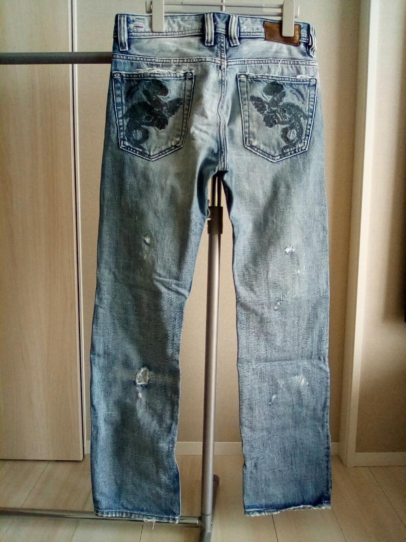 DIESEL VIKER ダメージデニム W28 L30 画像2