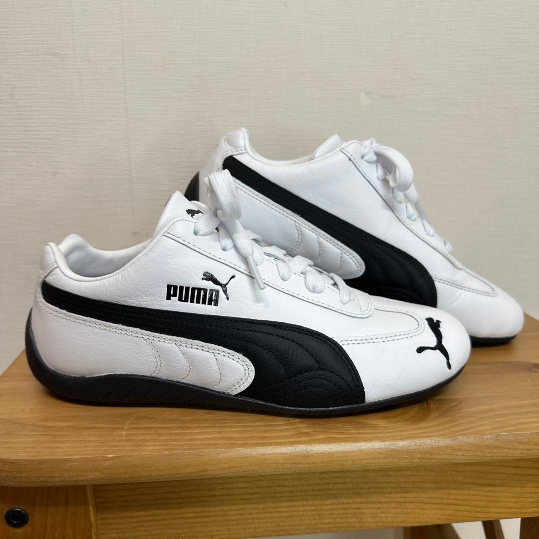 れもん様PUMA スピードキャット レザー ホワイト/ブラック スニーカー れもん様PUMA スピードキャット レザー ホワイト/ブラック