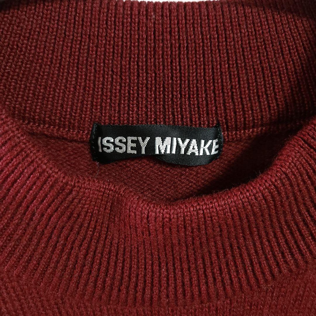 91aw ISSEY MIYAKE MEN ウールセーター レッド 91aw ISSEY MIYAKE MEN ウールセーター レッド