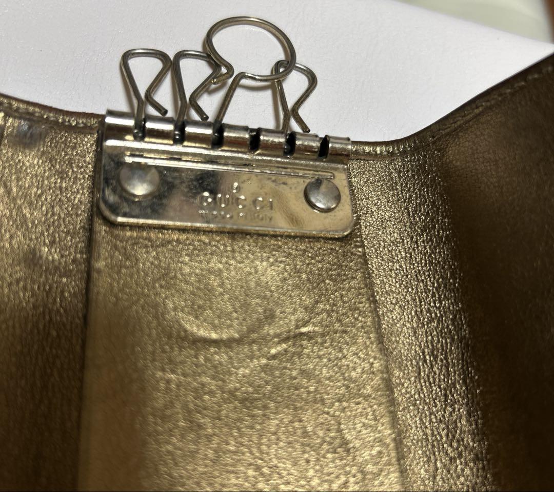 GUCCI キーケース　ゴールド