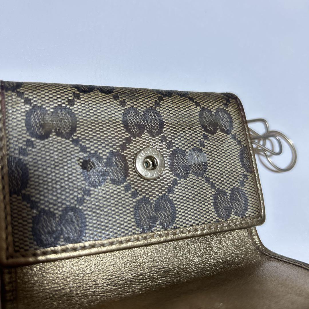 GUCCI キーケース　ゴールド