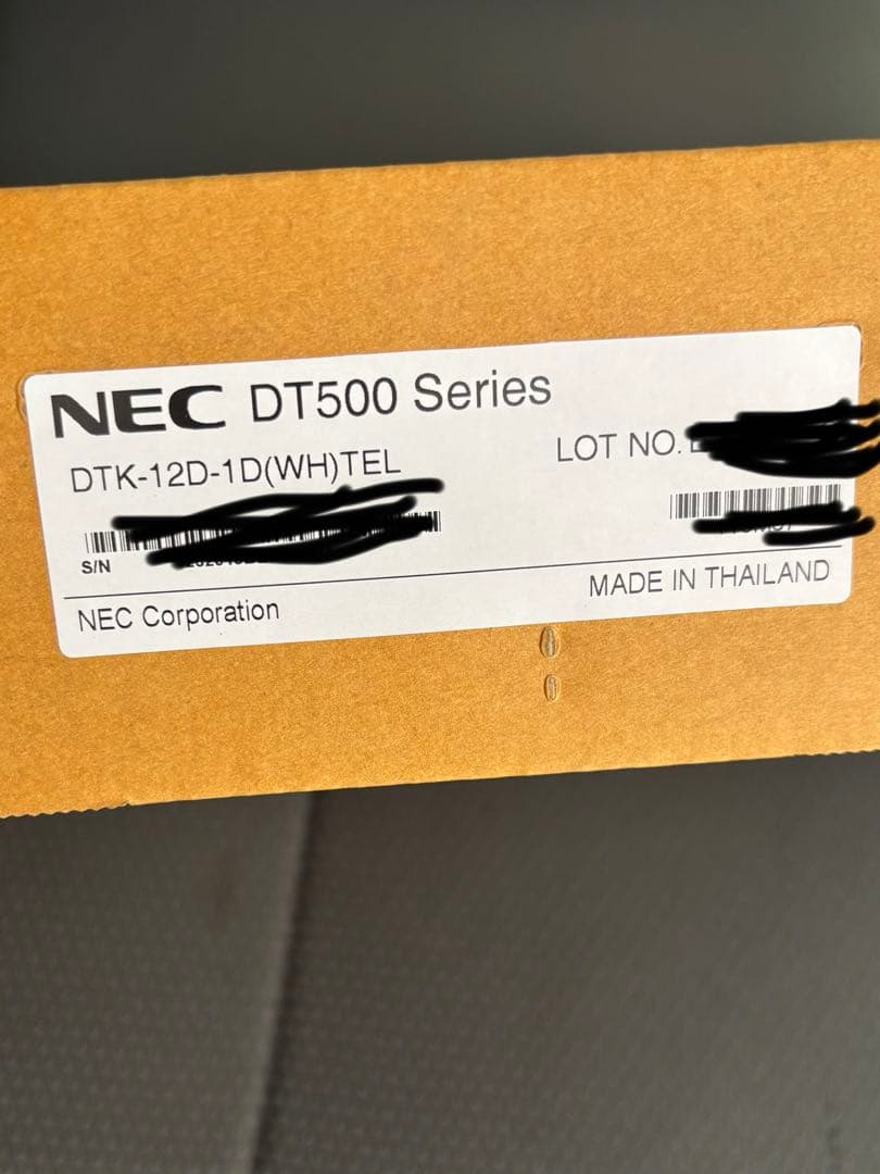 NEC DT500 DTK-12D-1D 多機能電話機　新品未使用
