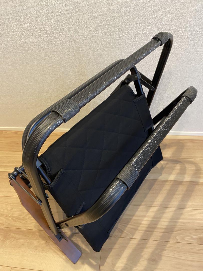 Hilander(ハイランダー) クライマックスローチェア 収納袋付 ブラック