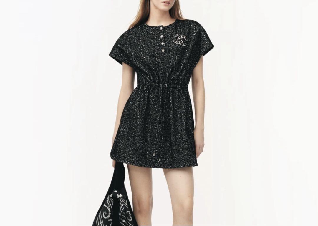 定価以下　新作　CHANEL シャネル　ココビーチ　ワンピース　36 ココマーク