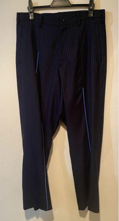 股下約72cmsulvam CENTER PIPING PANTS