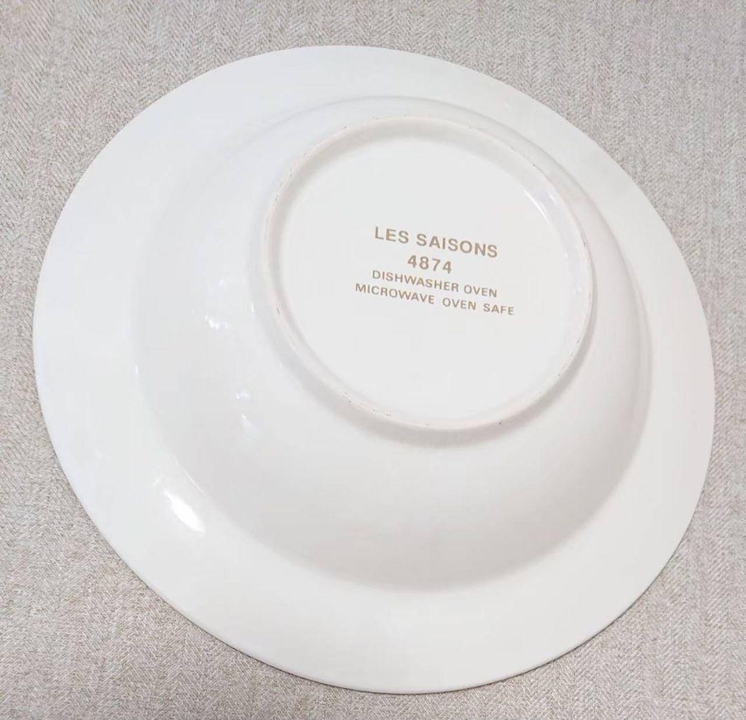 匿名配送 送料込み 食器 花柄 深皿 LES SAISONS レ セゾン - メルカリ