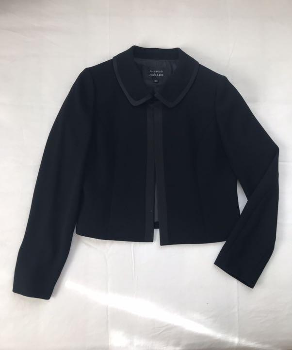 らくらくメ ブラックフォーマル JK 半袖OP vHpEU-m64843728154 喪服 13号 していまし