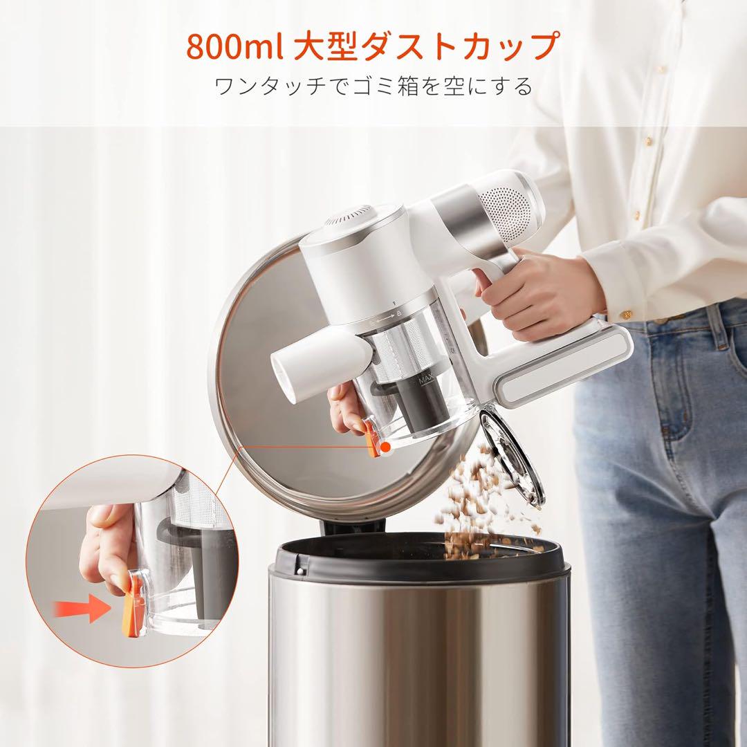 最安値級価格 強力吸引‼️コードレス掃除機 30Kpa スティック サイクロン 軽量 掃除機・クリーナー