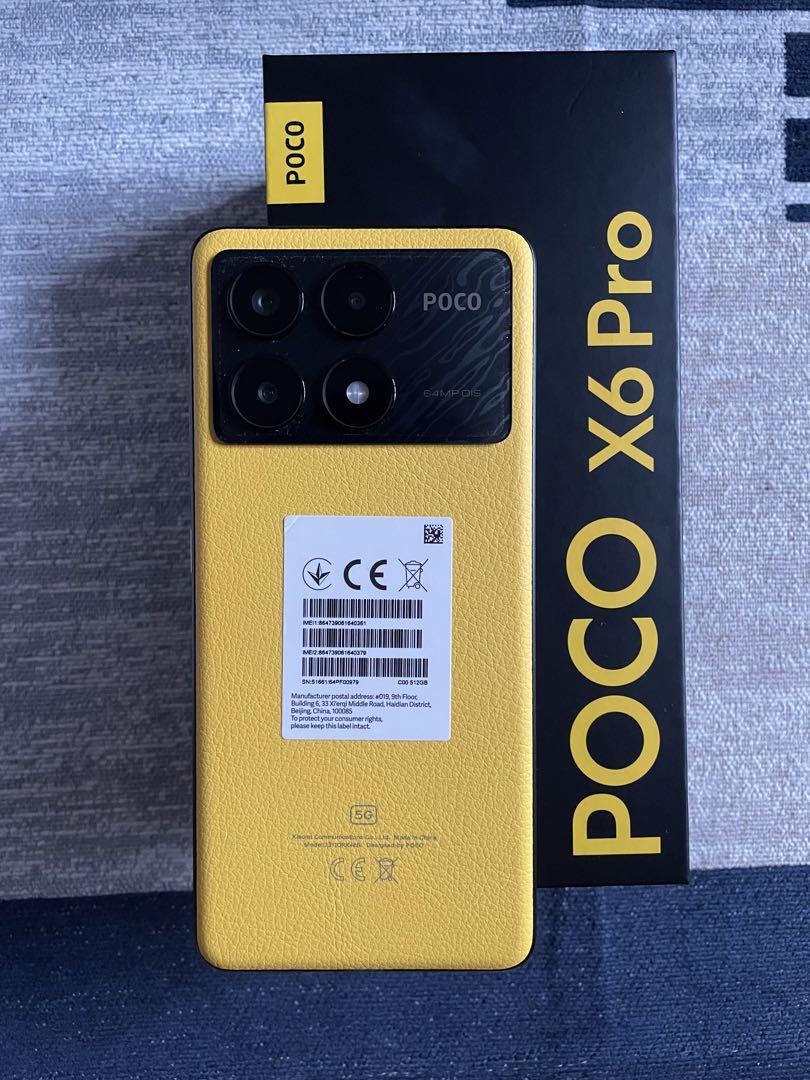 スマートフォン本体 POCO X6 Pro 5G Yellow 12GB RAM 512GB ROM
