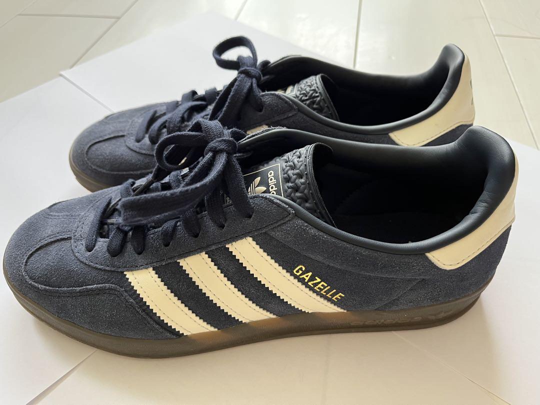 adidas GAZELLE ネイビー/ホワイト　26.5