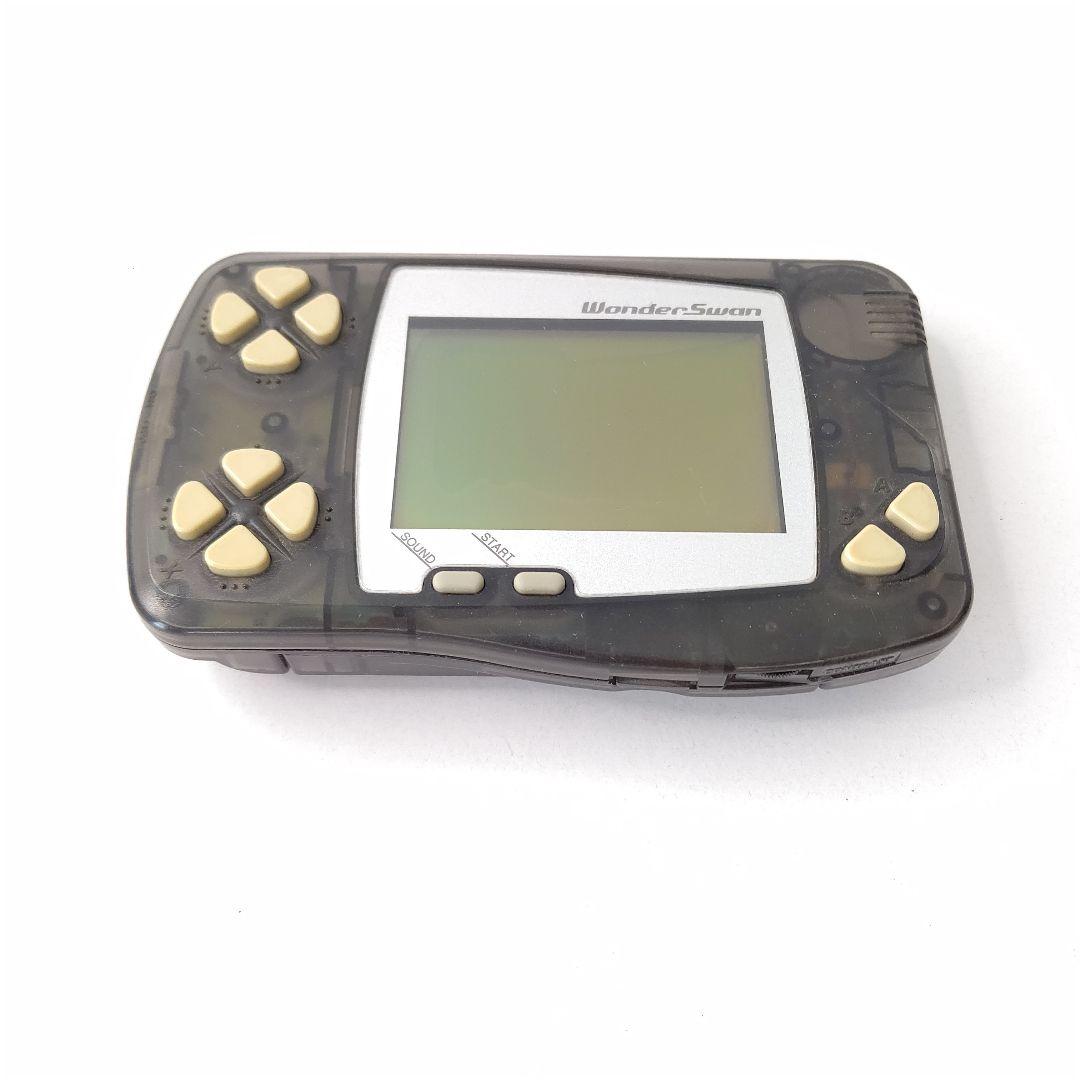 バンダイ　ワンダースワン　スケルトンブラック　美品　SW-001 ゲーム機