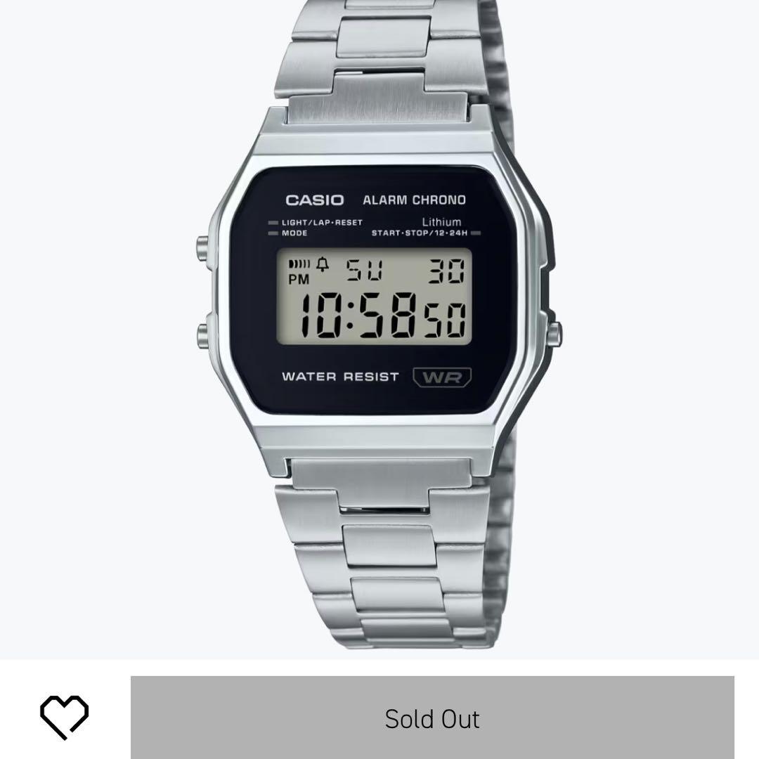 CASIO CLASSIC A158WEA-1JF 本田翼着用 ユニセックス - メルカリ