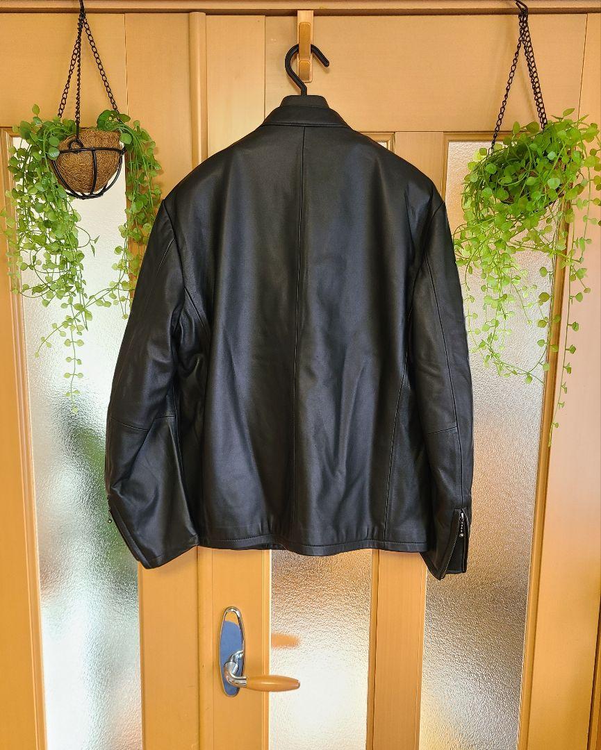 【美品】シングルライダース・レザージャケット・GOTAIRIKU(オンワード)