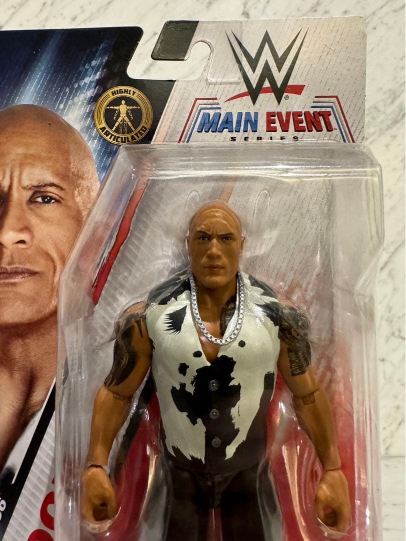 WWE マテル ドウェイン ジョンソン ザ ロック プロレス フィギュア目立った傷や汚れなし YUZUMIYA_COM