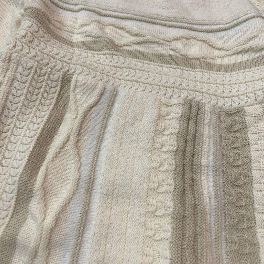 eaphi エフィ strata design knit アイボリー サイズF
