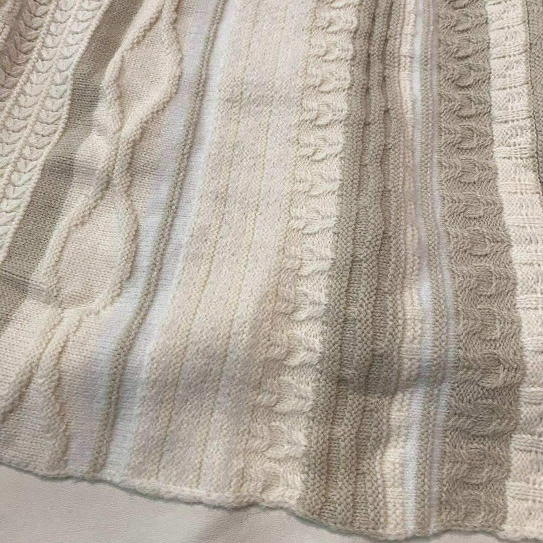 eaphi エフィ strata design knit アイボリー サイズF