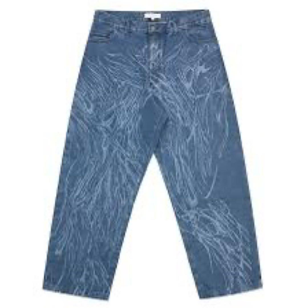 パンツ Yardsale Ripper Jeans Overdyed Blue M