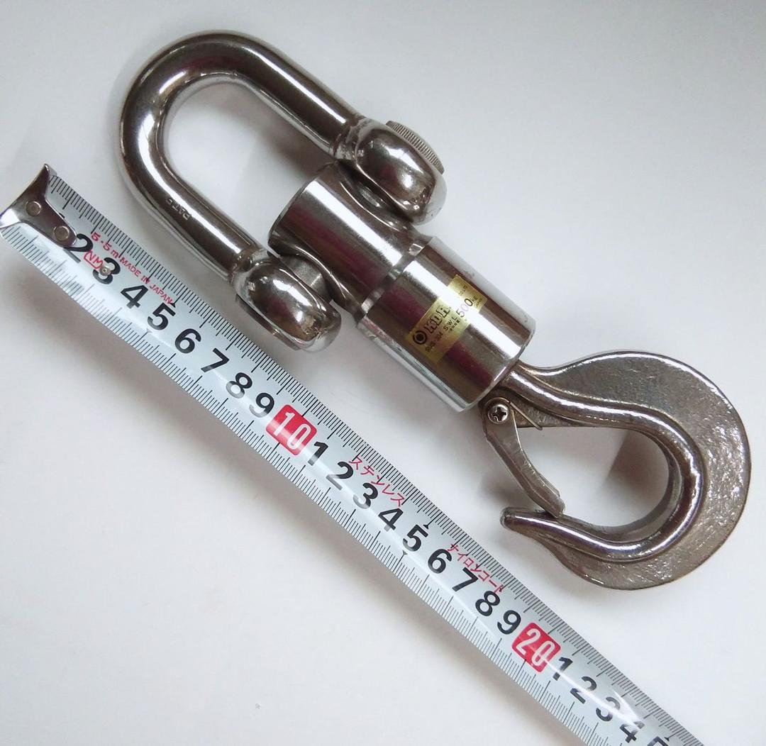 非課税 鉄骨建方 イーグルクランプ 500kg スイベルフック セット売り