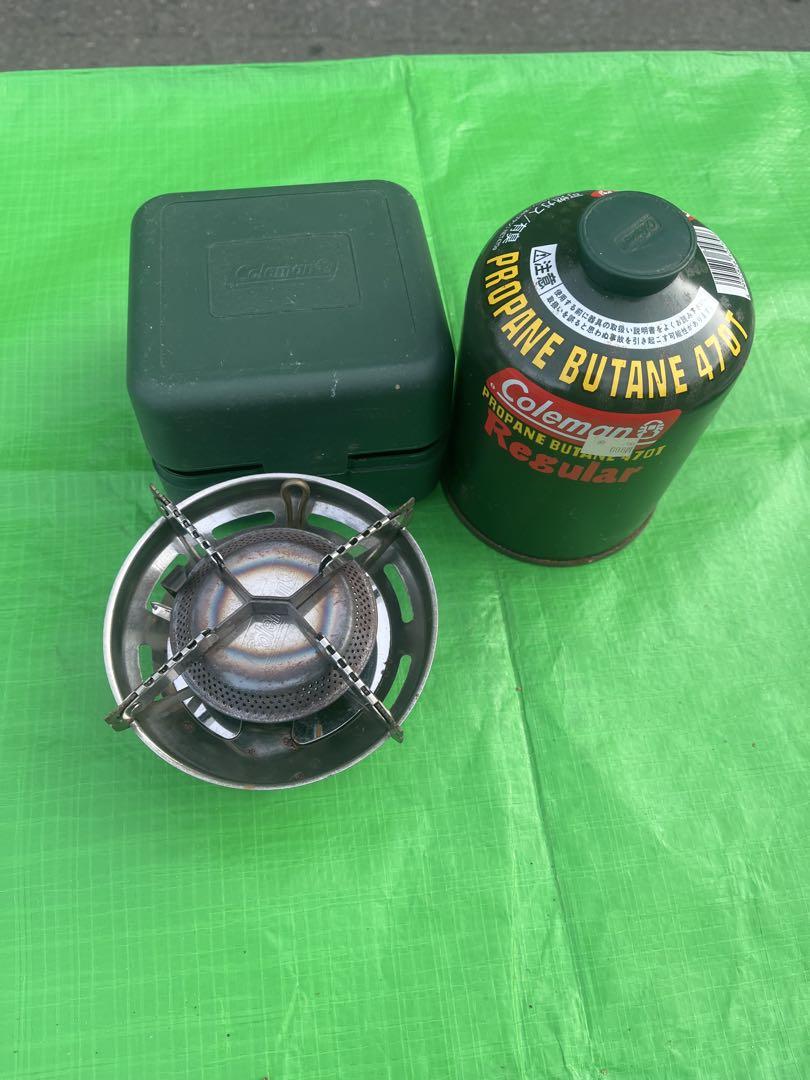 Coleman シングルバーナーコンロ ガス缶付き