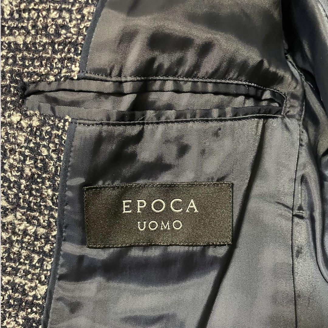 【EPOCA UOMO】 未使用 エポカウォモ リングツィードチェスターコート
