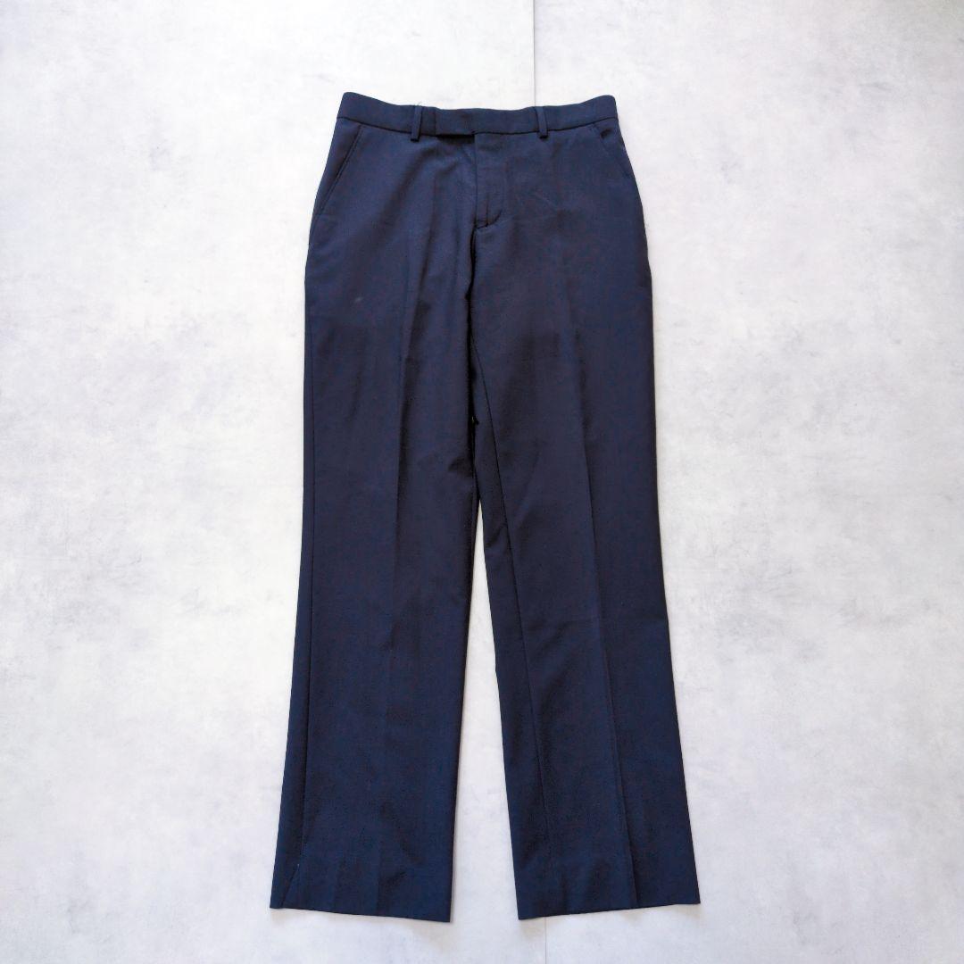 完品✨️男子　フォーマルスーツ　165cm相当　ネイビー　裏地総柄　卒服　お洒落