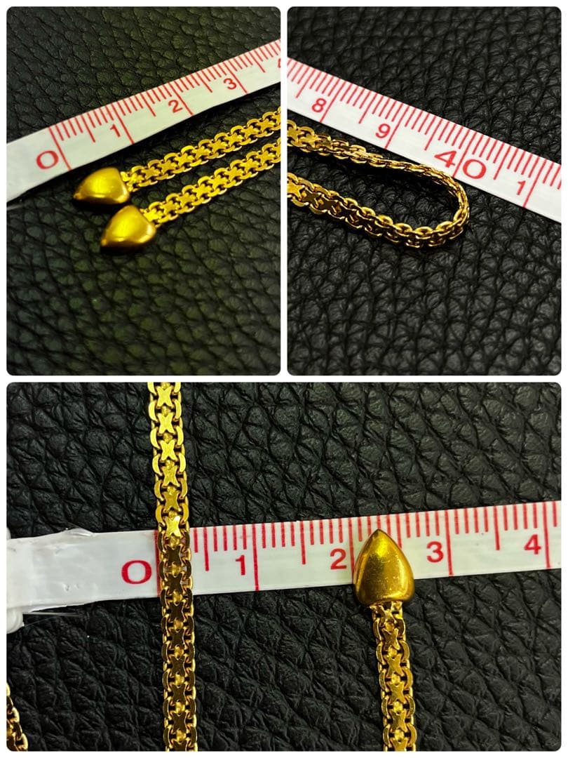 (T071003)K18 YG ループタイ ビスマルクチェーン D0.3ct (T071003)K18 YG ループタイ ビスマルクチェーン D0.3ct